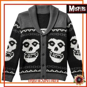 NEW MISFITS "FIEND" CARDIGAN SWEATER 💀LAST ONE!💀